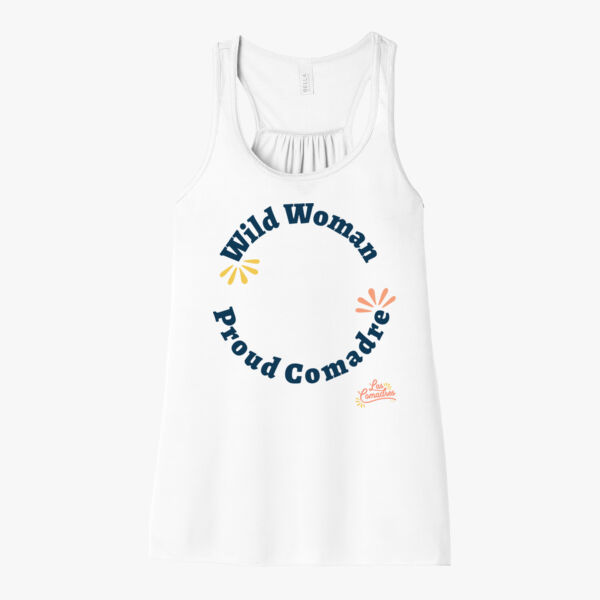 Wild Women Proud Comadre Flowy Racerback Tank Thumbnail