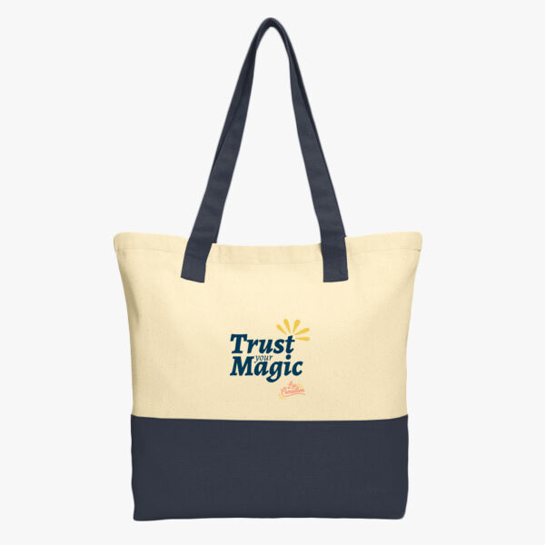 Trust Your Magic Colorblock Cotton Tote Thumbnail