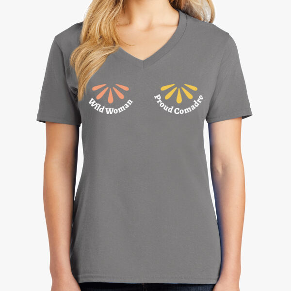 Comadre Flower Power V-Neck Tee Thumbnail